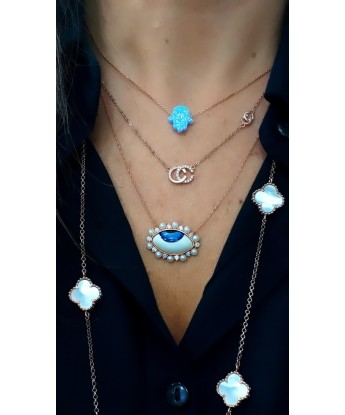 İNCİLİ GÖZ KOLYE 